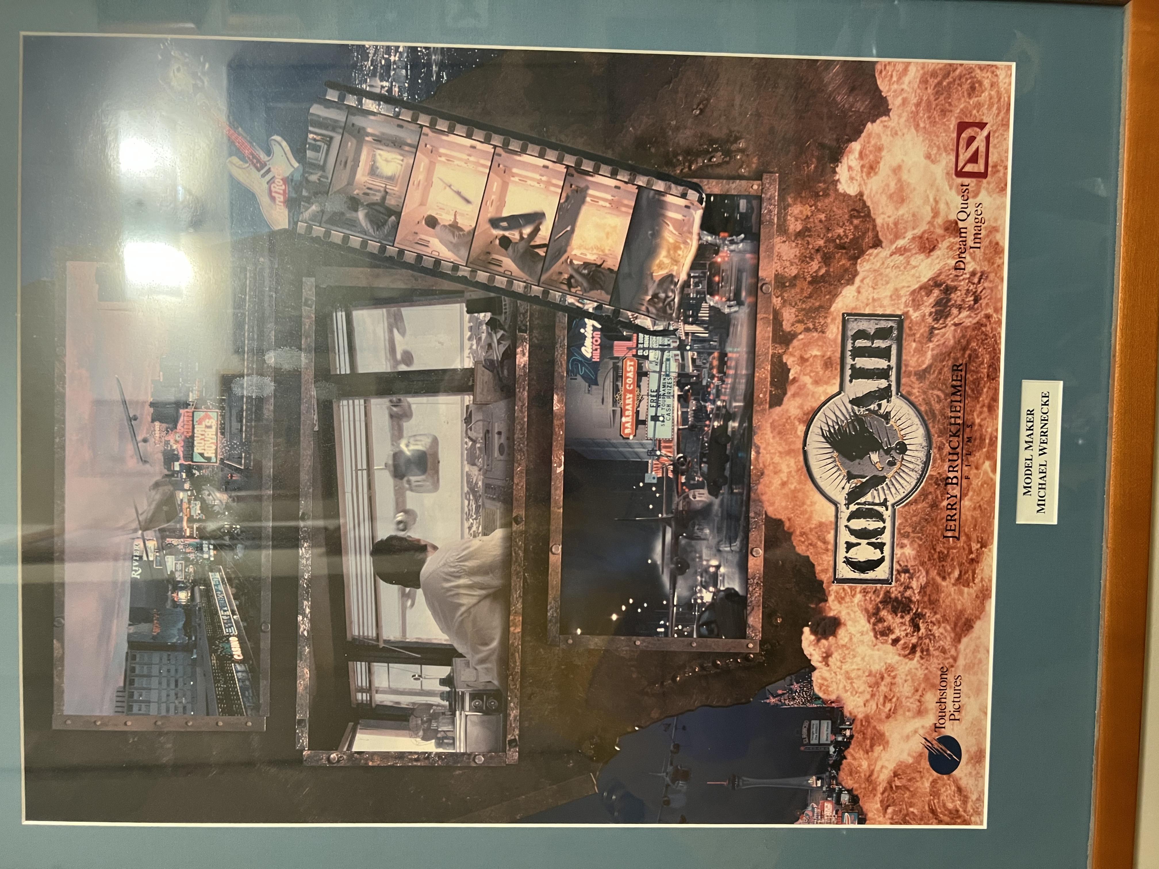 Con Air official production collage — Model Maker: Michael Wernecke · Dream Quest Images · Jerry Bruckheimer Films · Touchstone Pictures
