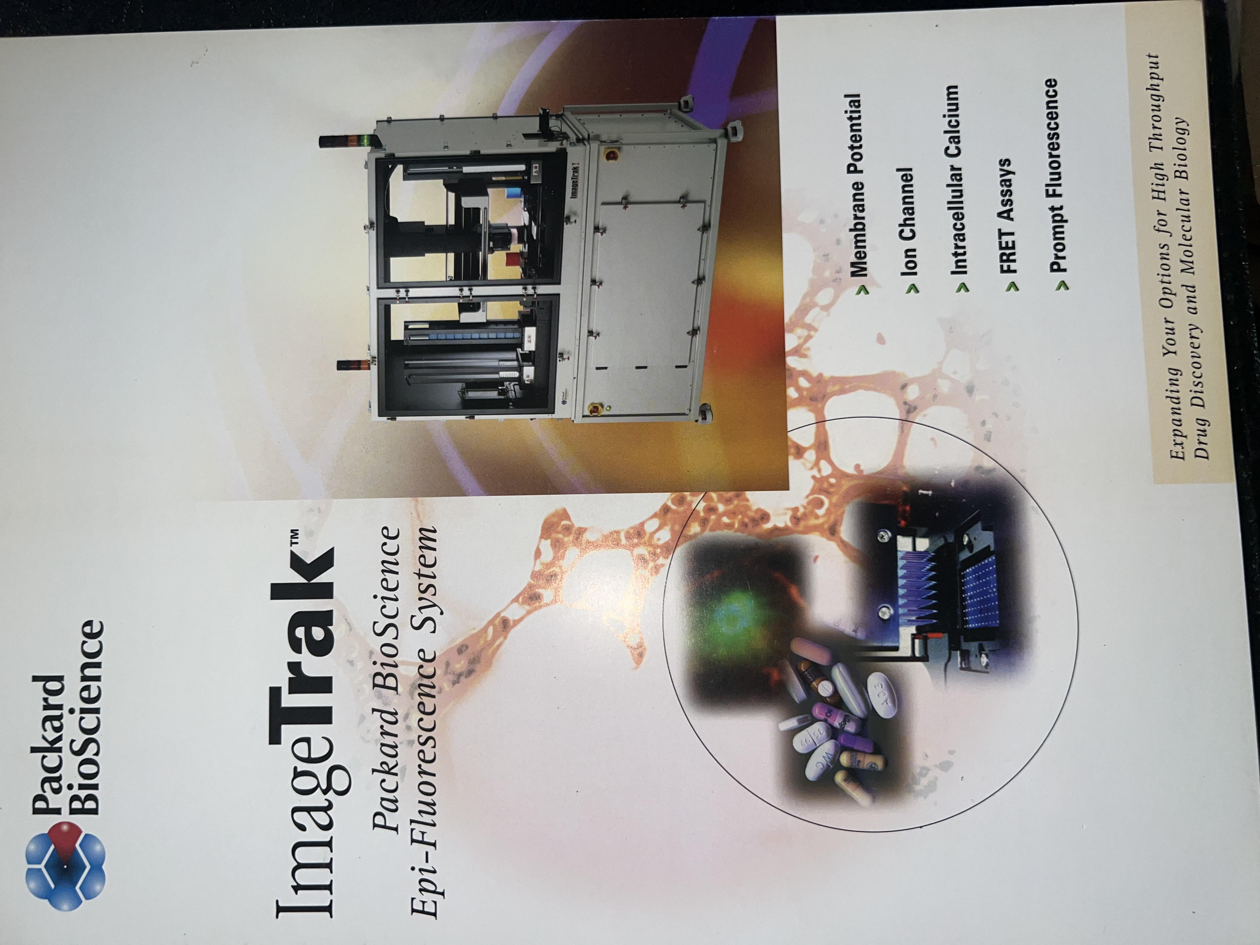 Packard BioScience ImageTrak — Epi-Fluorescence System for drug discovery and molecular biology