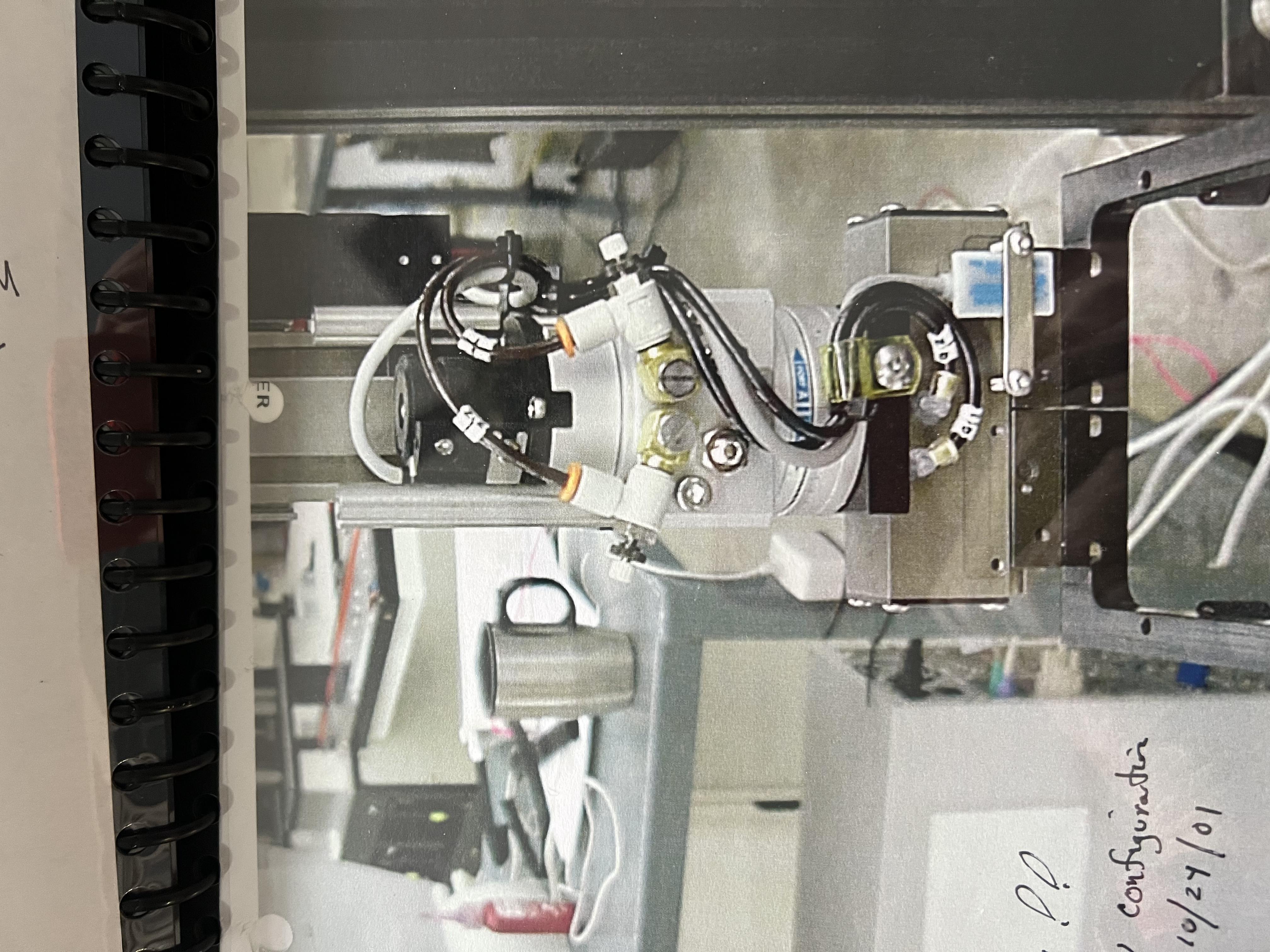 ImageTrak internal component — precision fluid handling assembly, 10/24/01