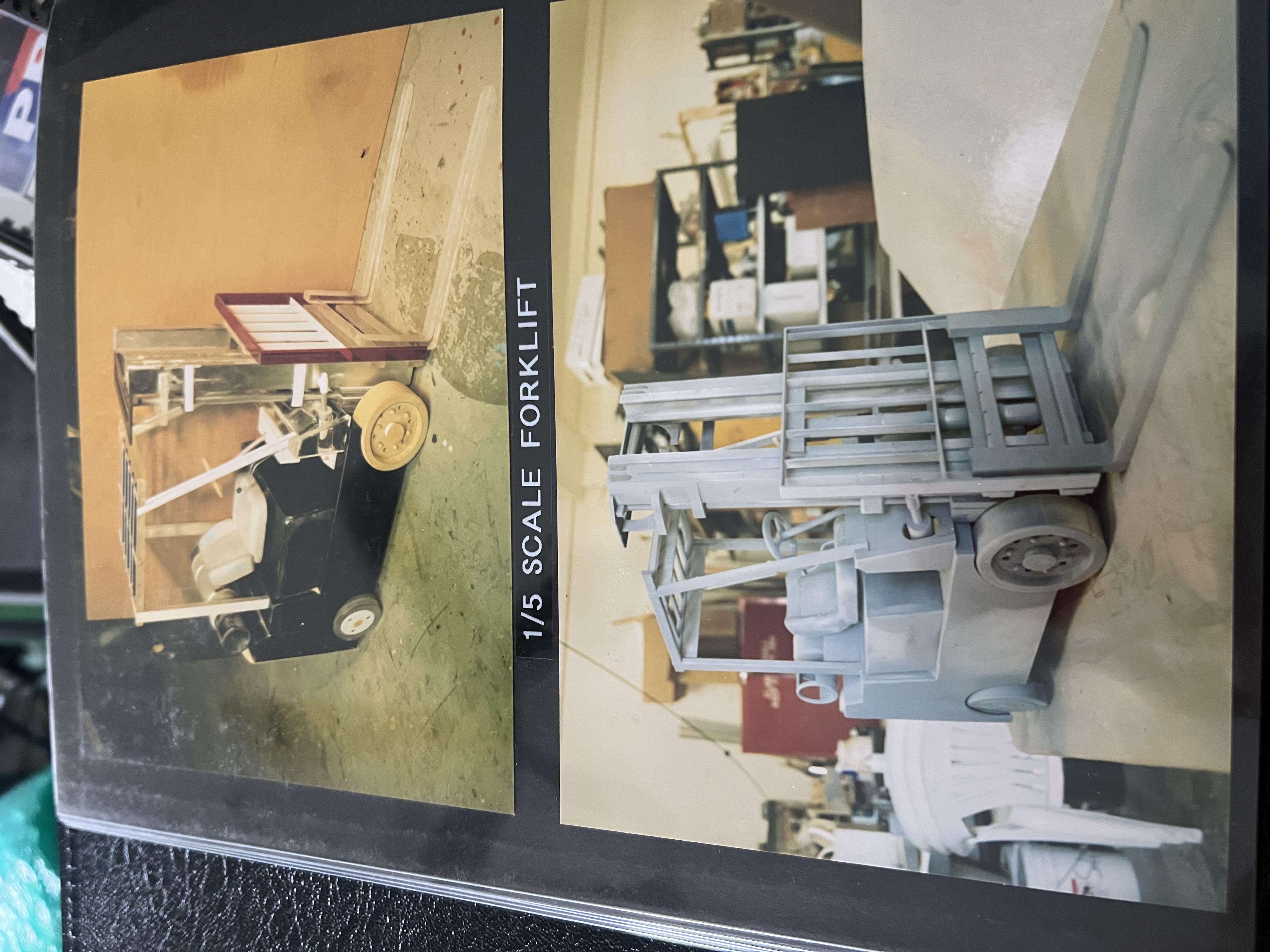 1/5 Scale Forklift — built by Michael, seen in the Argonautica bow section